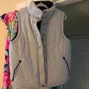 Gray Puffer Vest